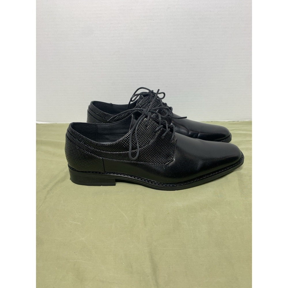 Stacy Adams 8 M Kirkley Plain Toe Oxford Shoes Black 20199-001